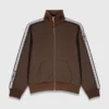 Sweatshirt with straight stripes