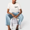 T-shirt with embroidered Paris logo