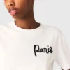 T-shirt with embroidered Paris logo
