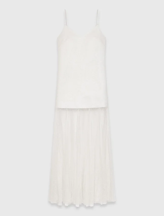 Taffeta and lace dress Taffeta and lace dress