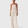 Tailored bustier top