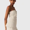 Tailored bustier top