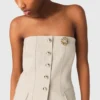 Tailored bustier top