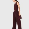 Tailored high-waisted suit trousers