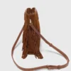 Topstitched suede M bag Topstitched suede M bag