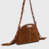 Topstitched suede Miss M Mini bag Topstitched suede Miss M Mini bag