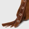 Topstitched suede Miss M Mini bag Topstitched suede Miss M Mini bag
