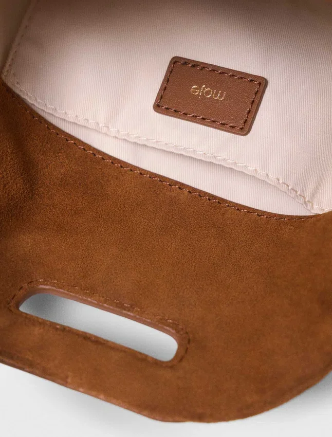 Topstitched suede Miss M Mini bag Topstitched suede Miss M Mini bag
