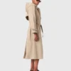 Trench with removable hood