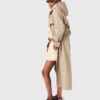 Trench with removable hood