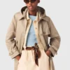 Trench with removable hood