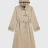 Trench with removable hood