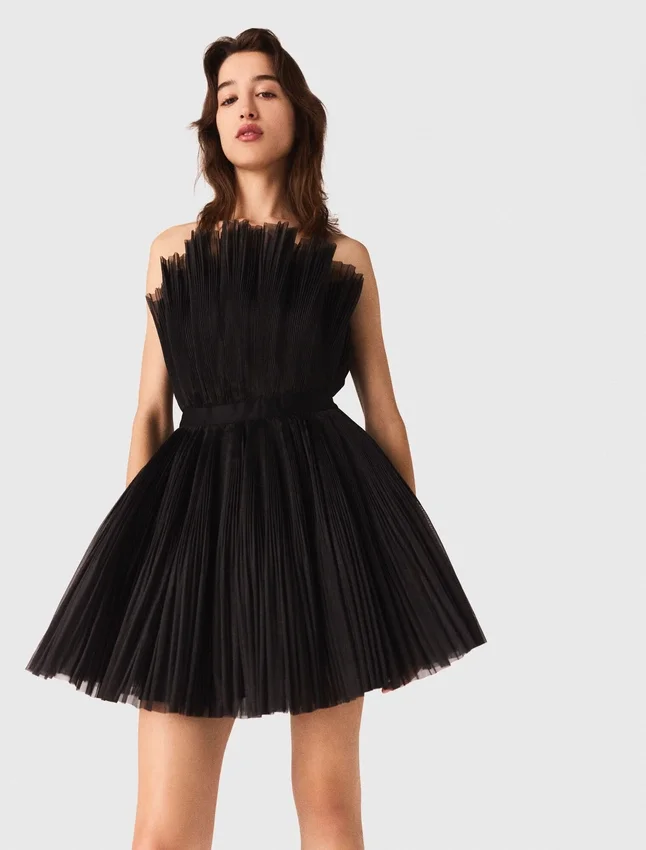 Tulle and organza bustier dress Tulle and organza bustier dress