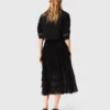 Tulle midi skirt