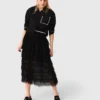 Tulle midi skirt