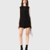 Tweed jumpsuit with rhinestones Tweed jumpsuit with rhinestones