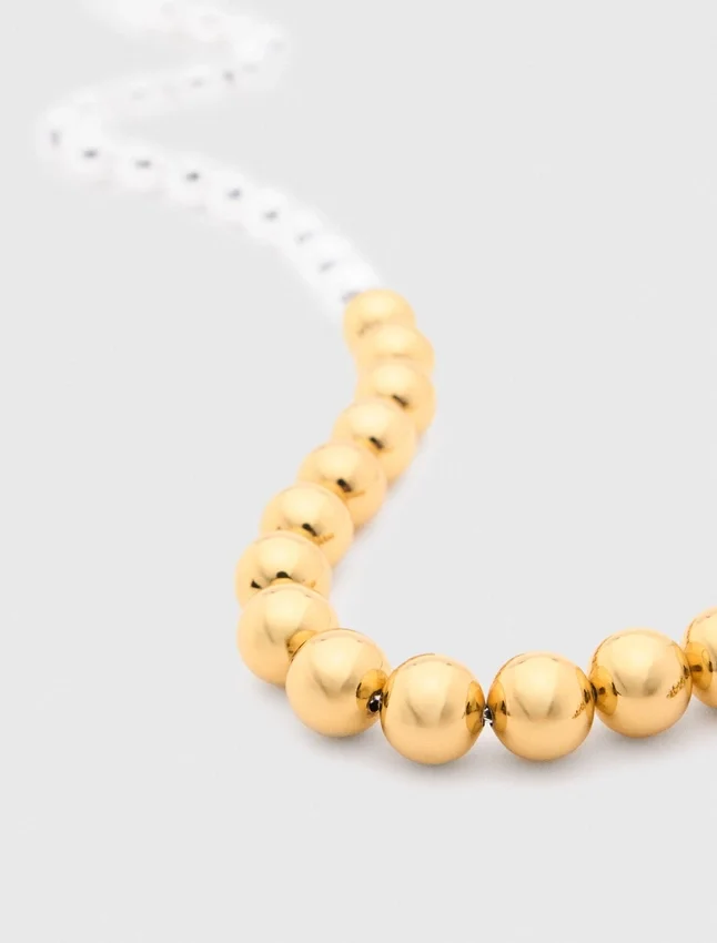Two-tone pearl necklace Two-tone pearl necklace
