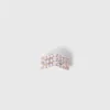 Two-tone rhinestone ring