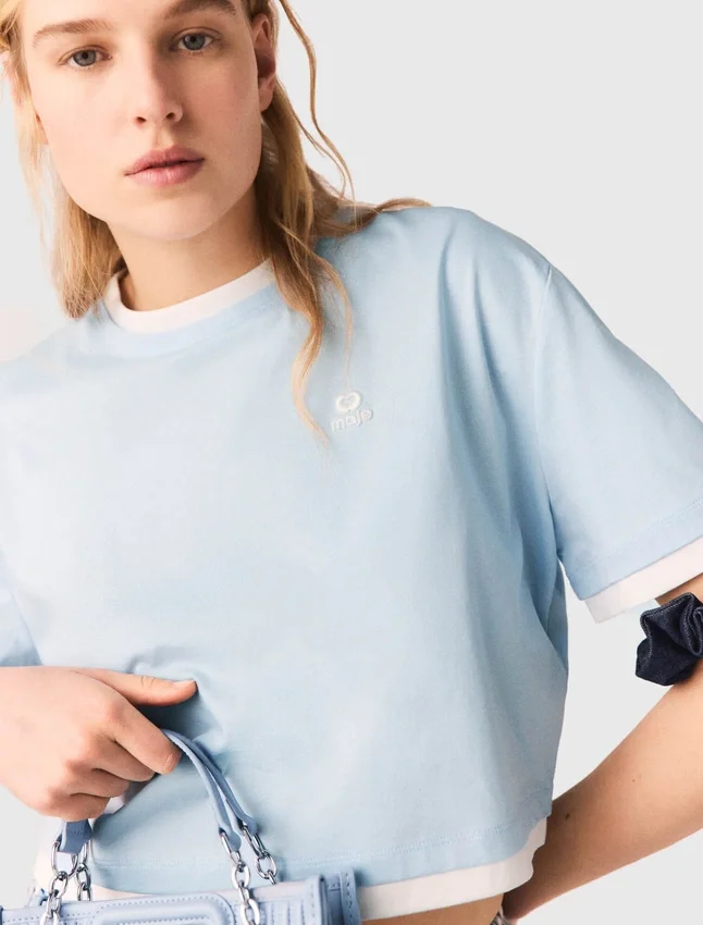 Two-tone T-shirt Two-tone T-shirt
