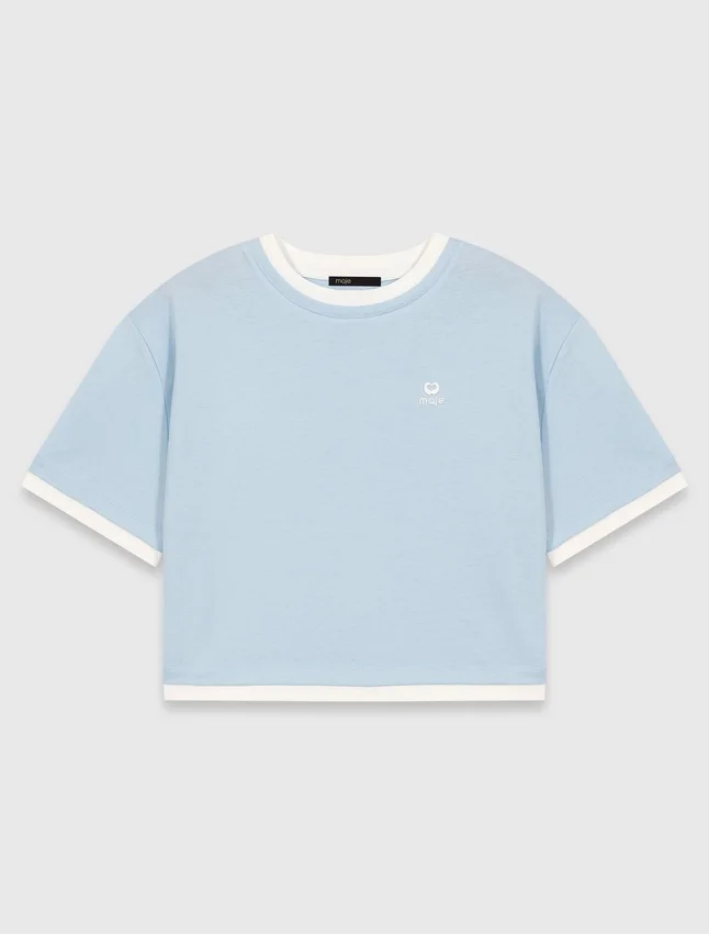 Two-tone T-shirt Two-tone T-shirt
