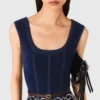 Velvet midi dress