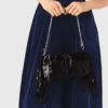 Velvet midi dress