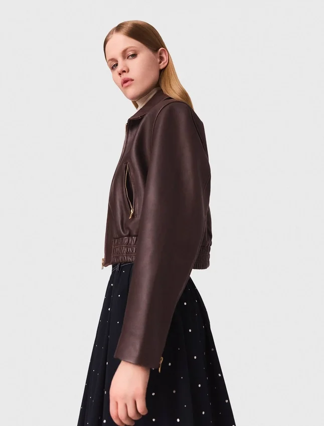 Vintage leather cropped jacket Vintage leather cropped jacket