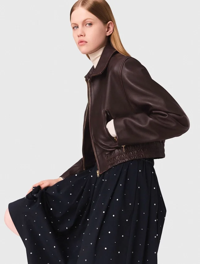 Vintage leather cropped jacket Vintage leather cropped jacket