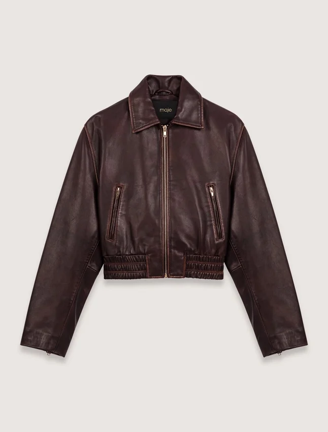 Vintage leather cropped jacket Vintage leather cropped jacket
