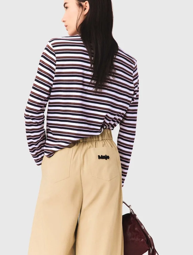 Wide-leg cotton pants Wide-leg cotton pants