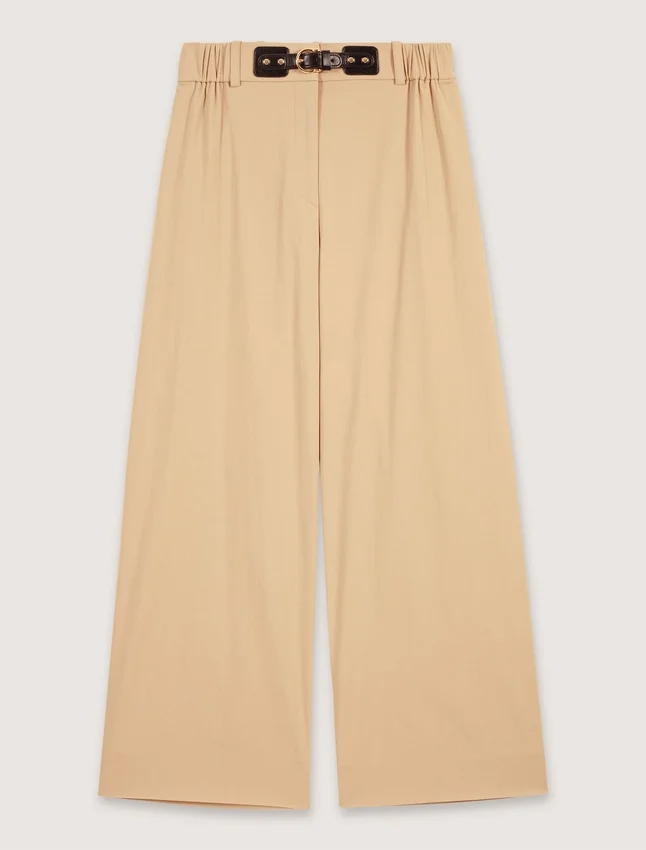 Wide-leg cotton pants Wide-leg cotton pants