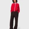 Wide-leg suit trousers