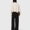 Wide-leg suit trousers
