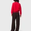 Wide-leg suit trousers