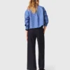 Wide-leg suit trousers