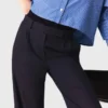 Wide-leg suit trousers