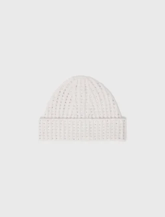 Wool and rhinestone hat