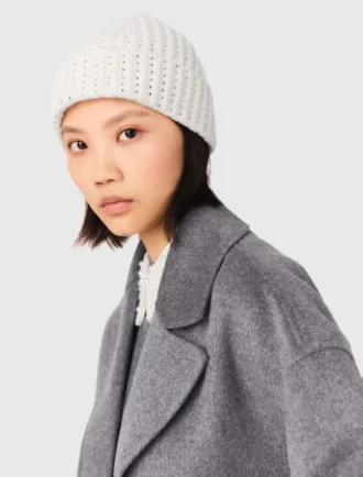 Wool and rhinestone hat
