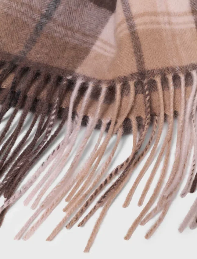 Wool check scarf Wool check scarf
