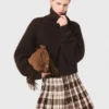 Yak blend roll-neck sweater
