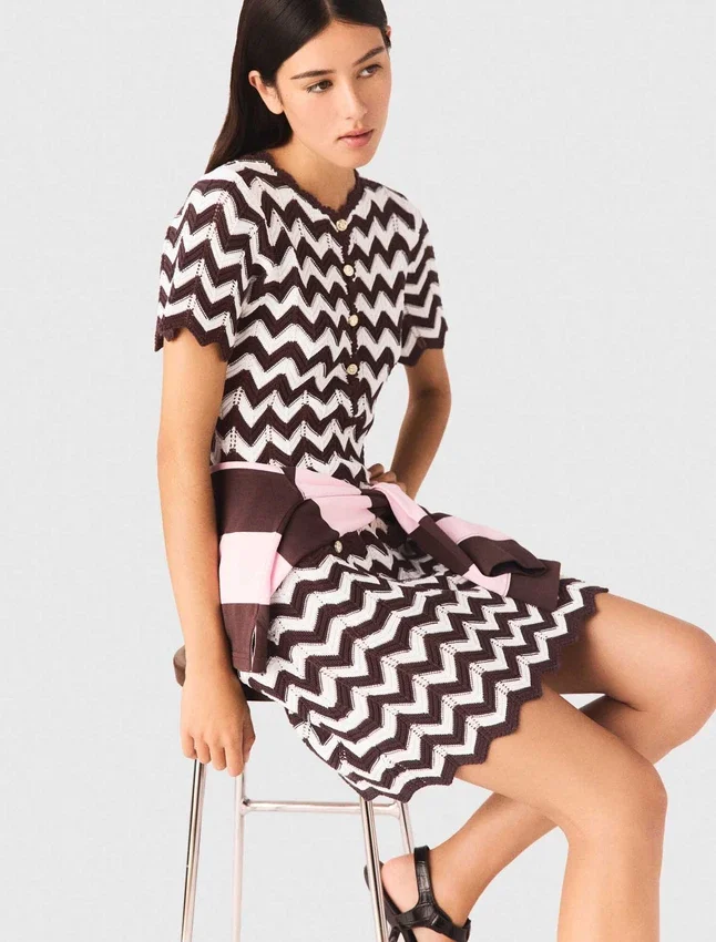 Zigzag crochet dress Zigzag crochet dress