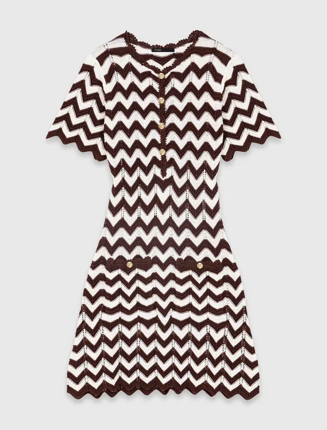 Zigzag crochet dress Zigzag crochet dress