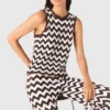 Zigzag crochet top