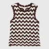Zigzag crochet top