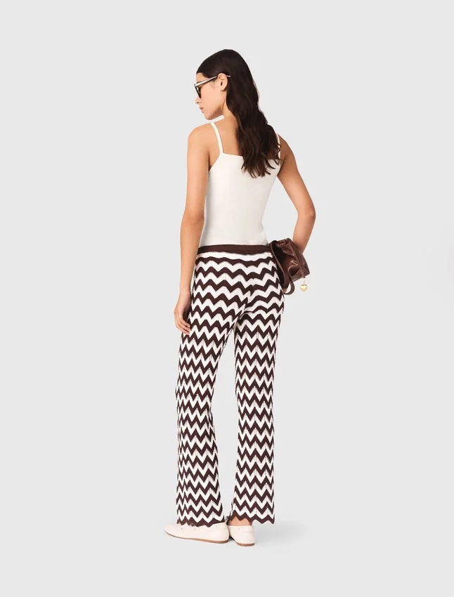 Zigzag crochet trousers Zigzag crochet trousers