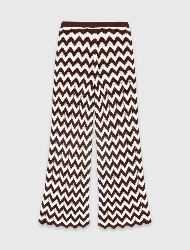 Zigzag crochet trousers Zigzag crochet trousers