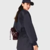 Zipped mix wool bomber